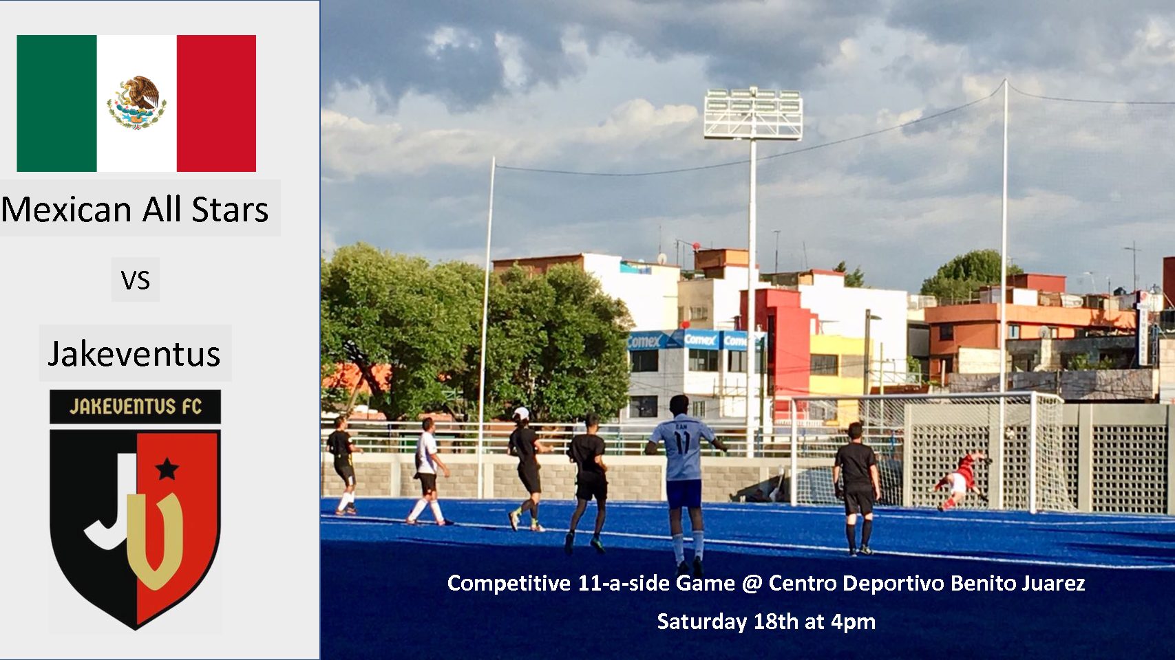 Game Announcement: Return Game of Jakeventus vs Mexican All Stars