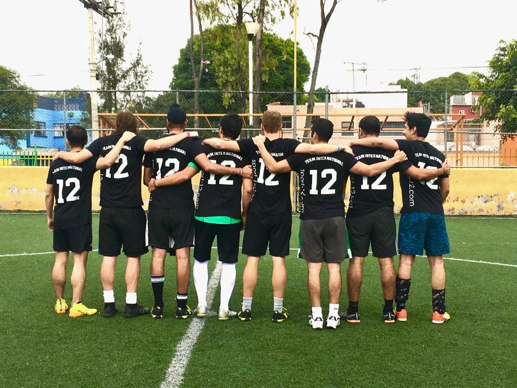 First game with the new Team International shirts