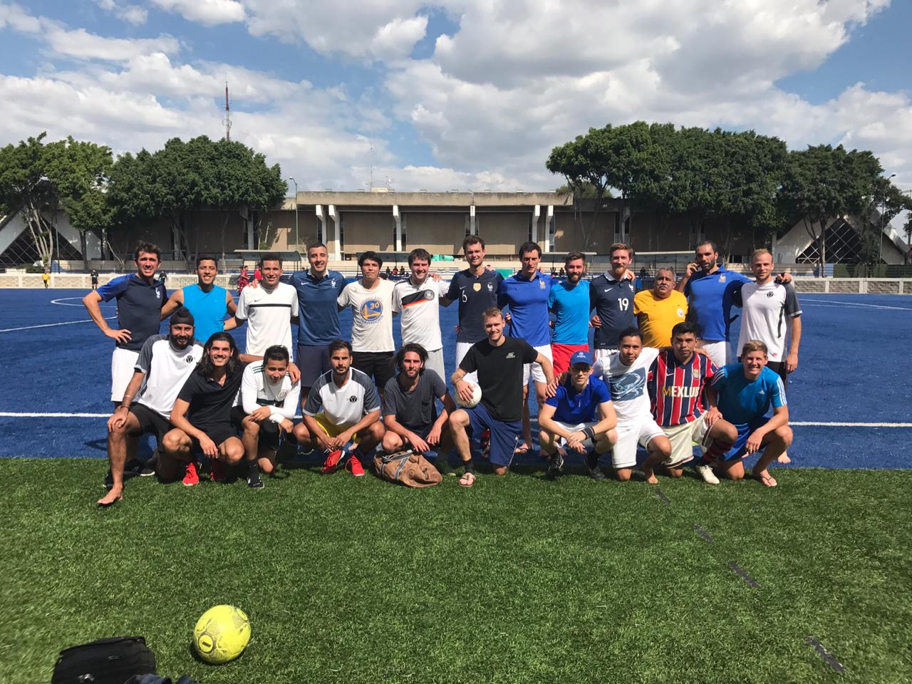 Team France wins 2:0 over Mannichester FC
